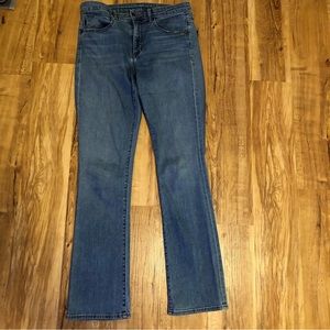 Helmet Lang Cropped Skinny Flare